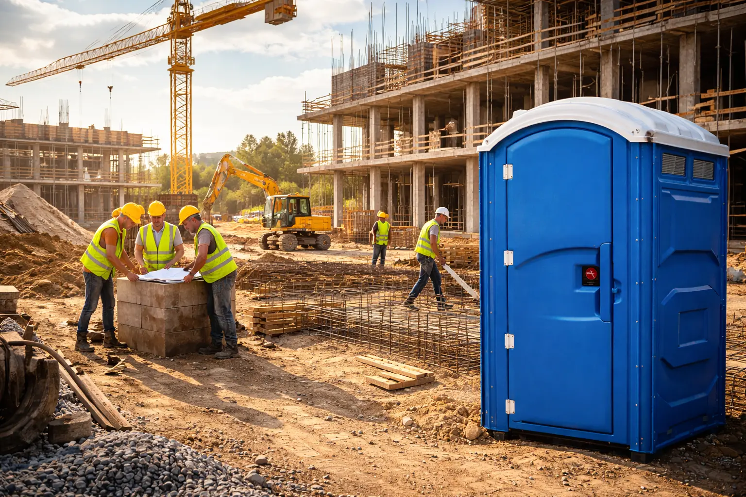 პორტატული ბიო ტუალეტები სამშენებლო ობიექტებისთვის